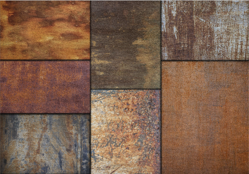 Blokeliai pramoninio betono modernus kilimėlis - „Tenstickers“