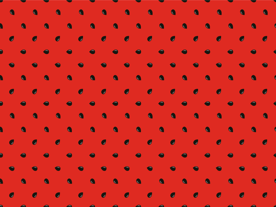 Besiūlio rašto arbūzinis modernus kilimas - „Tenstickers“