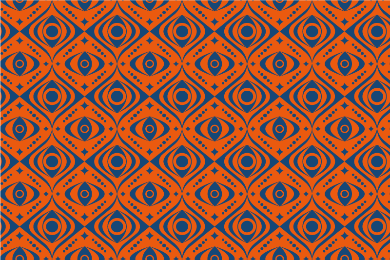 Geometrinis akių raštas geometriniai kilimas - „Tenstickers“