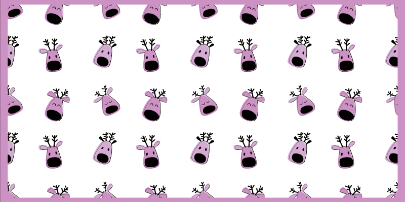 šiaurės elnių iliustracijos kilimas vaiko kambariui - „Tenstickers“