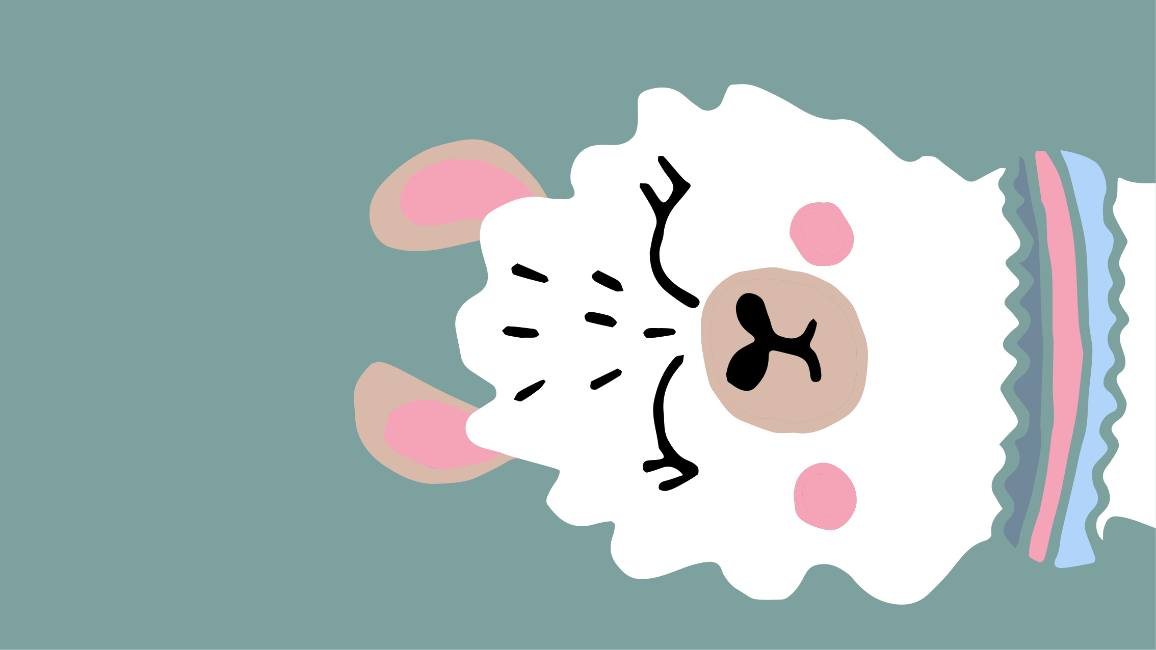 ėrienos iliustracija kilimas vaiko kambariui - „Tenstickers“