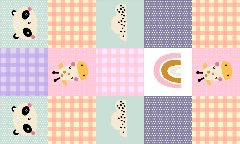 Vinilinis kilimėlis Žaismingas pataisymas - „Tenstickers“