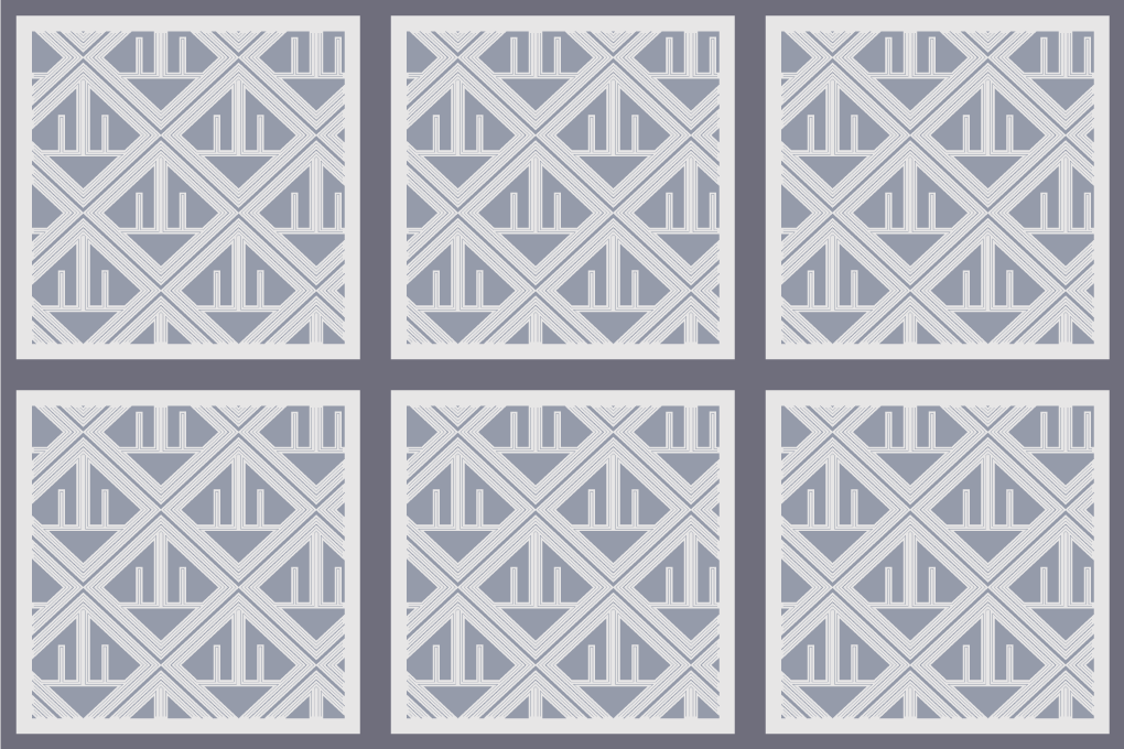 Geometrinių raštų masyvas geometriniai kilimas - „Tenstickers“