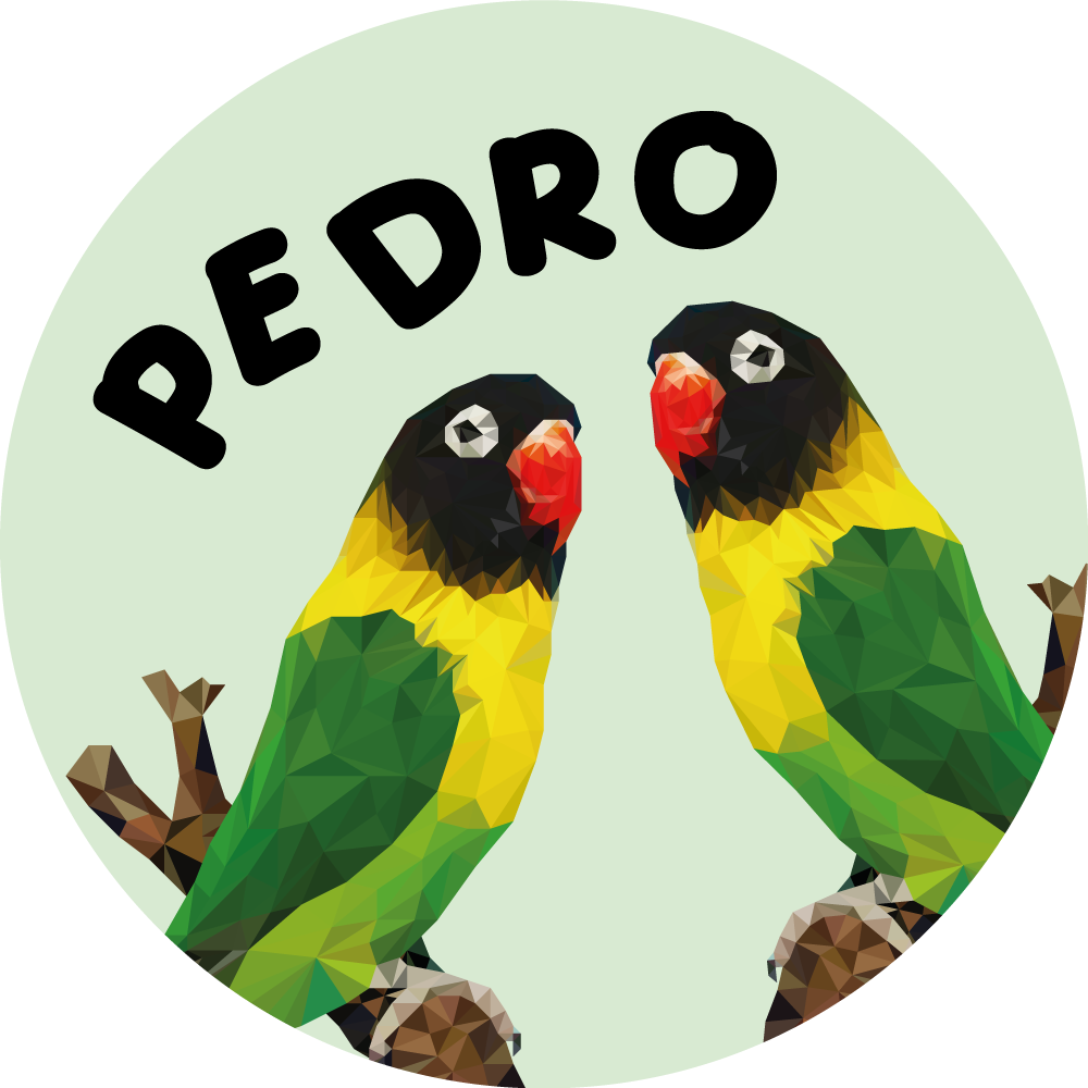 Pritaikomi meilės paukščiai vinyl kilimėlis su vardu - „Tenstickers“