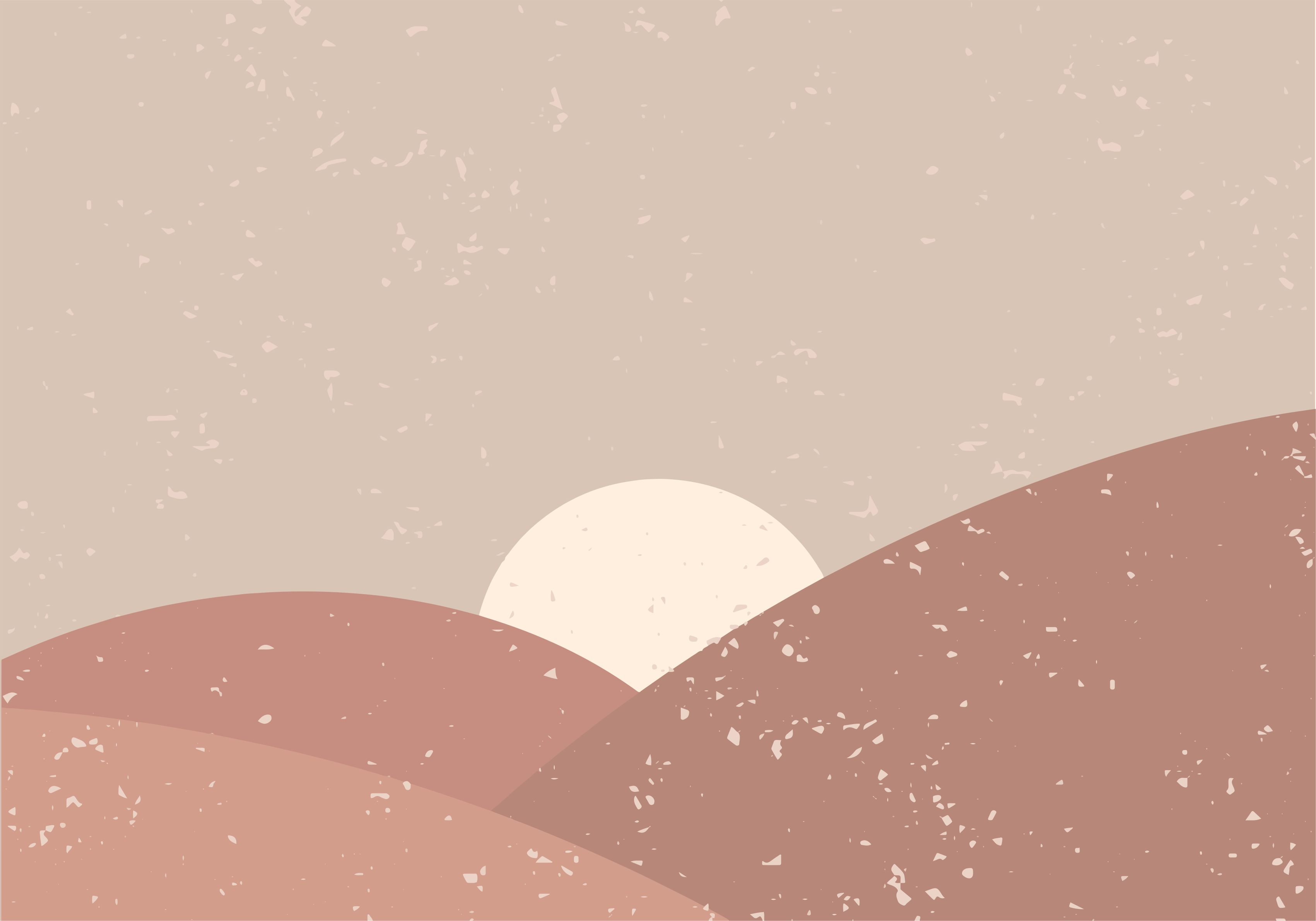 Abstraktus peizažas minimalistinis kilima - „Tenstickers“