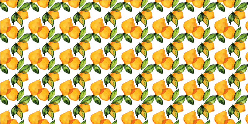 Citrinų viduržemio jūros stiliaus gėlių kilimas - „Tenstickers“