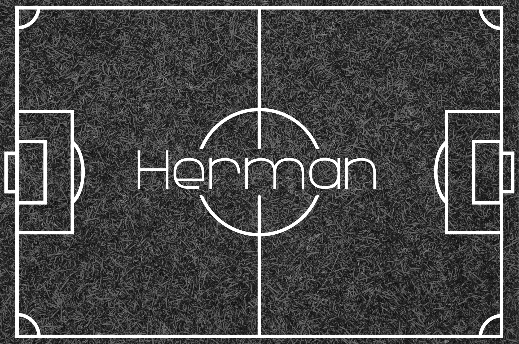 Žaidimų dizaino vinilo kilimėlis futbolo aikštelė su vardu - „Tenstickers“