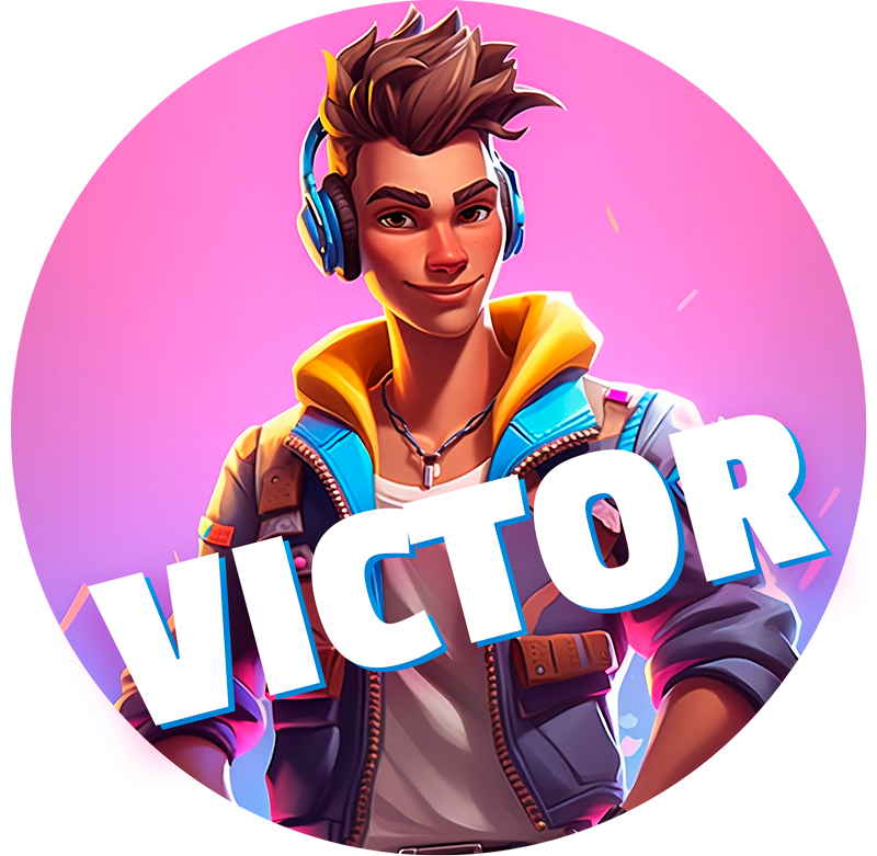 Videžaidžio vyriškas personažasVidežaidžio vyriškas veikėjas vini - „Tenstickers“