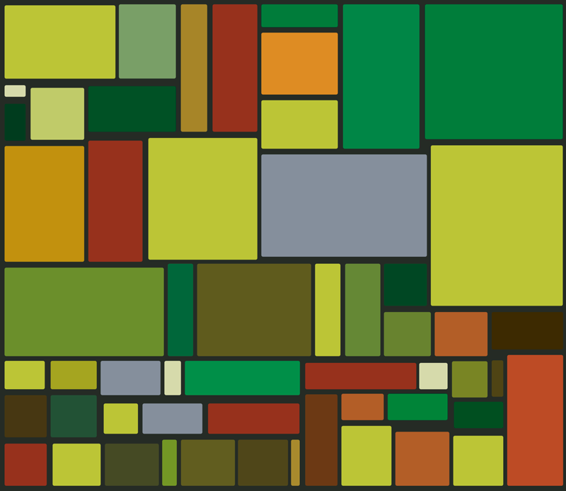 įvairiaspalvė retro mozaika geometriniai kilimas - „Tenstickers“