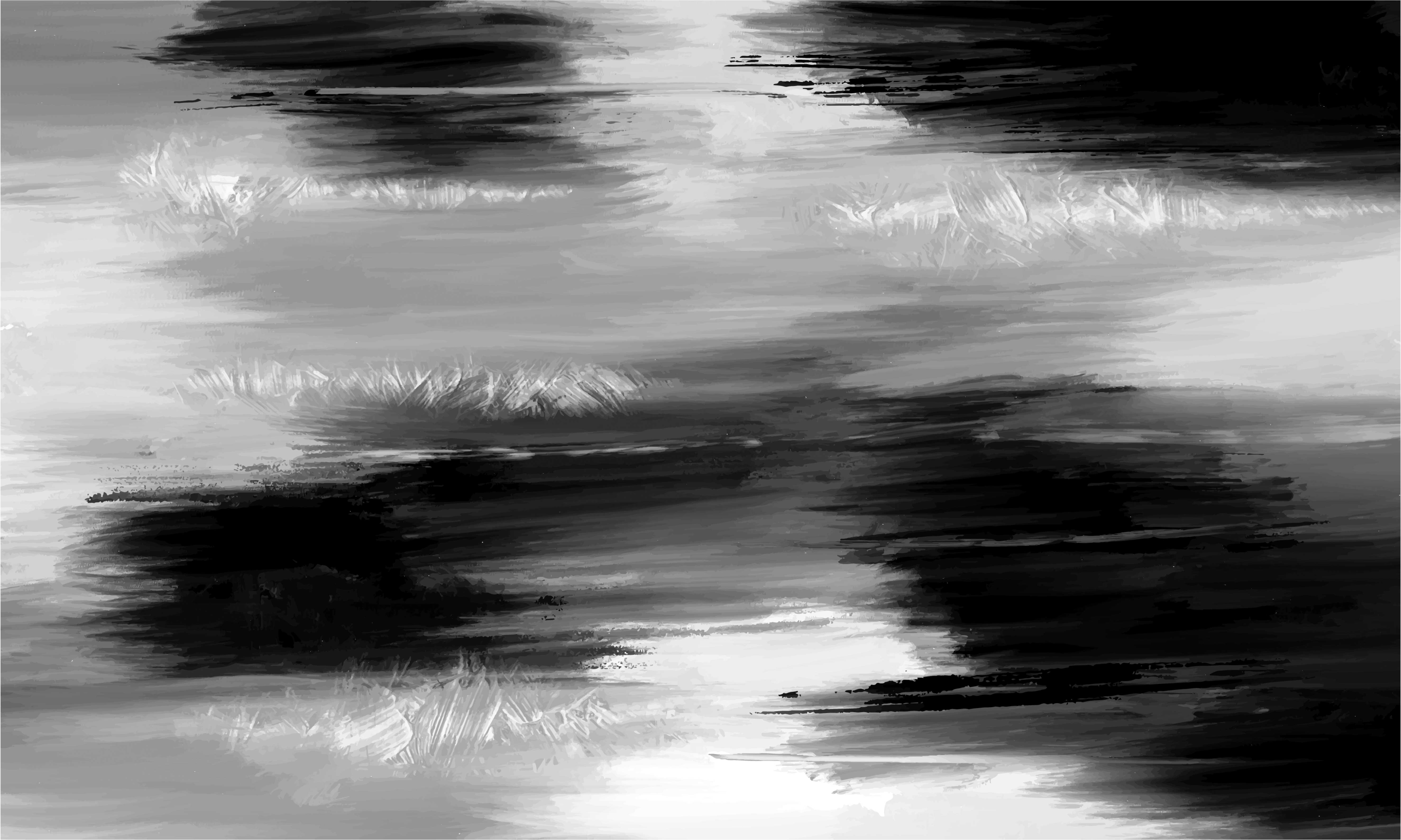 Abstraktūs dažai vinilo kilimas biurui - „Tenstickers“