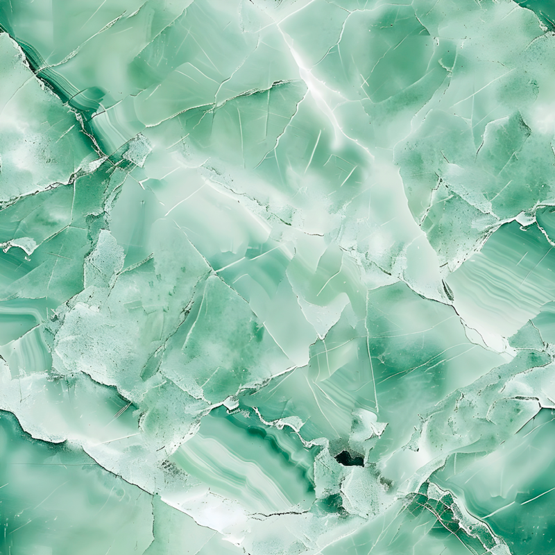 žalia pastelinė spalva Marmurinis vinilo kilimas - „Tenstickers“