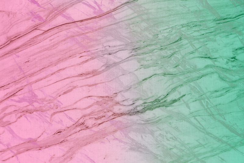 Marmurinis vinilo kilimas rožinė ir žalia pastelė - „Tenstickers“