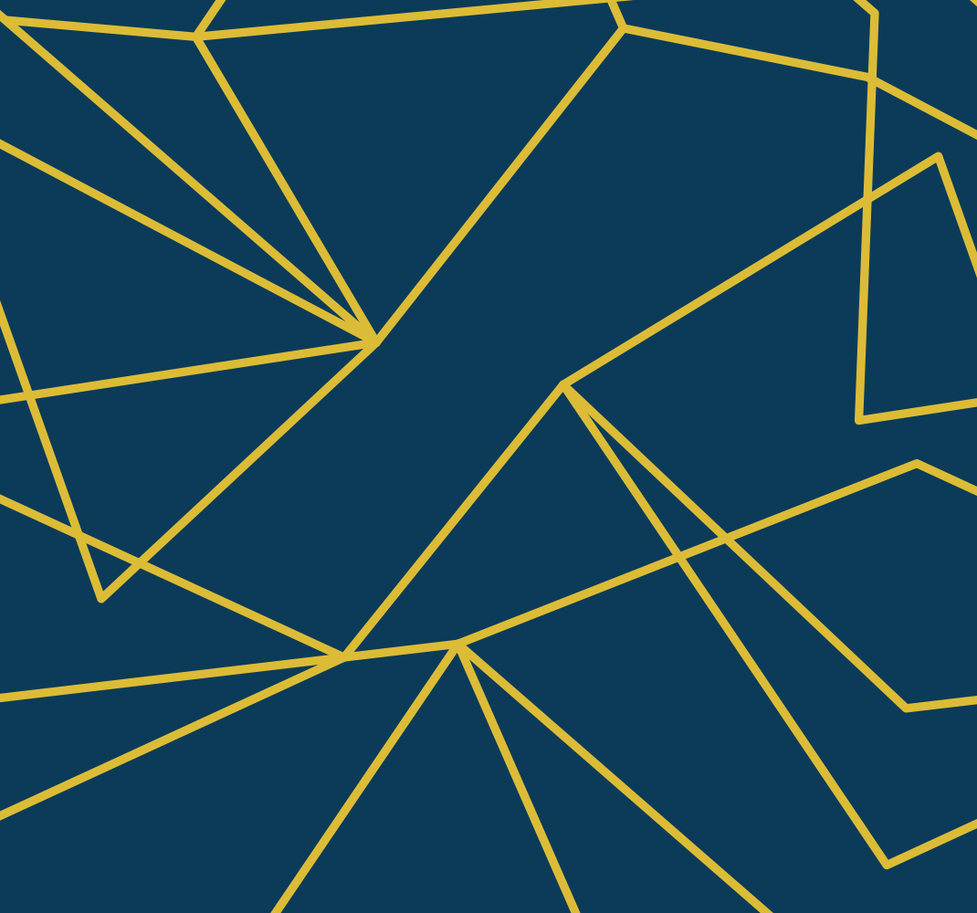 Geometrinės aukso linijos mėlynas kilimas - „Tenstickers“