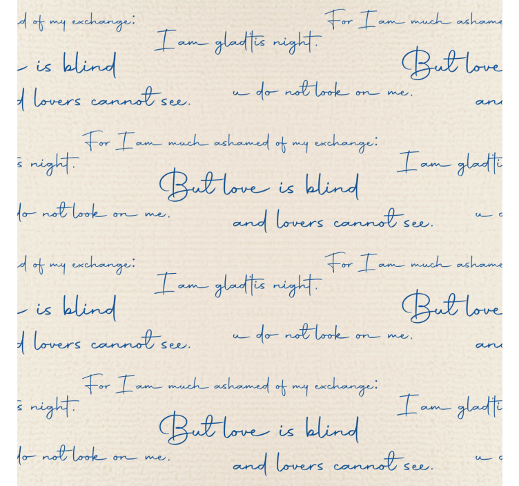 Tekstilės lentelė abėcėlinis tapetas - „Tenstickers“