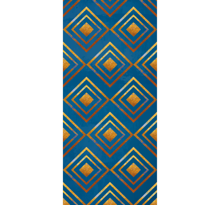 Deimantai ir linijos geometrinis raštų tapetas - „Tenstickers“