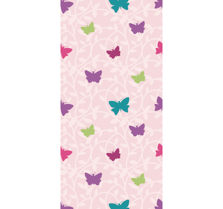 Spalvingai plazdančiais sparnais drugelio tapetas - „Tenstickers“