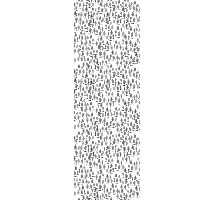 šiaurietiški juodi siluetai medžio tapetai - „Tenstickers“