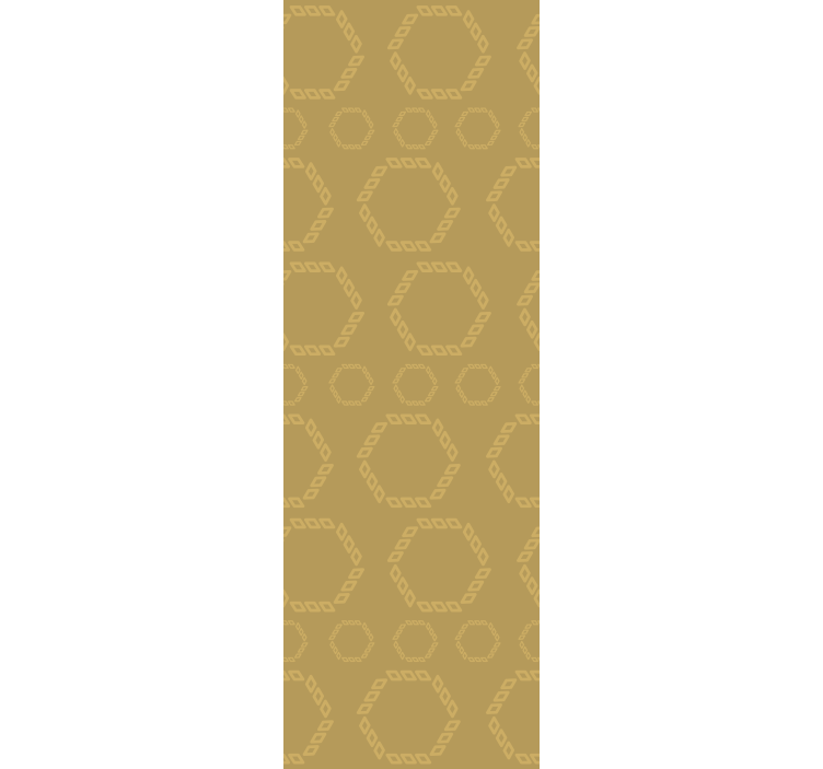 šešiakampio kontūro raštas geometrinis raštų tapetas - „Tenstickers“