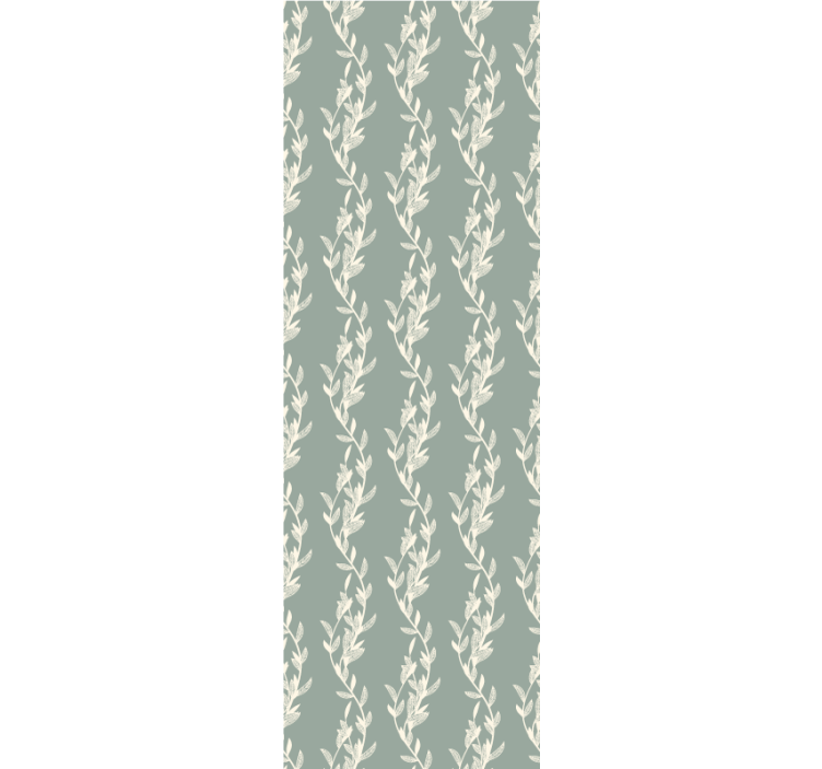 Subtilus vynmedžių dizainas gėlių rašto tapetas - „Tenstickers“