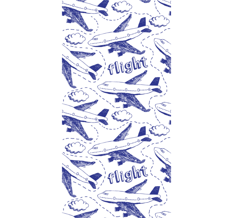Lėktuvo skrydžio scena miesto tapetai - „Tenstickers“