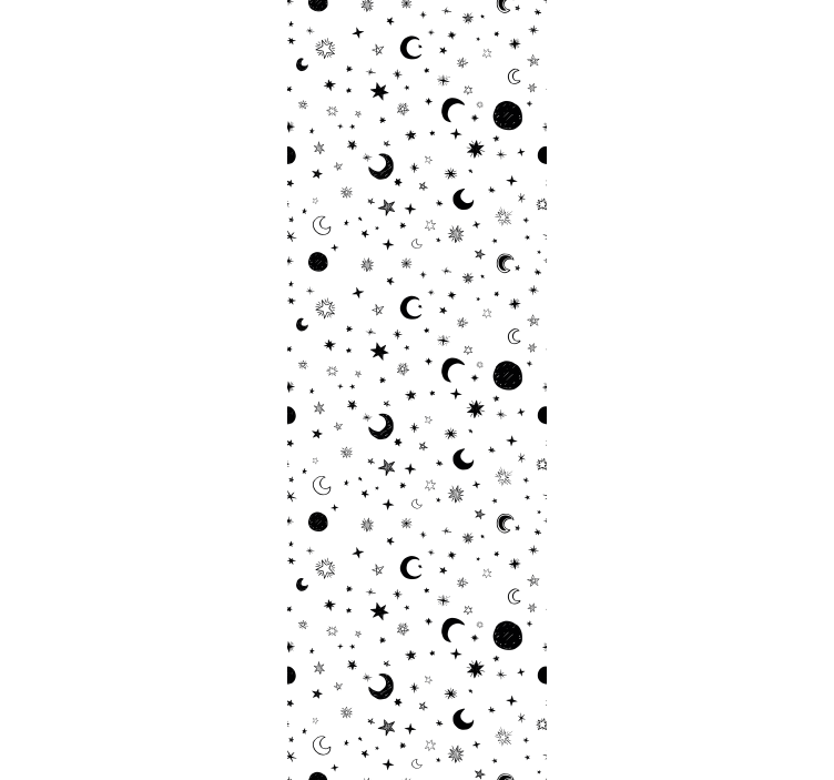 Dangiškas naktinis dangus žvaigždės tapetai - „Tenstickers“