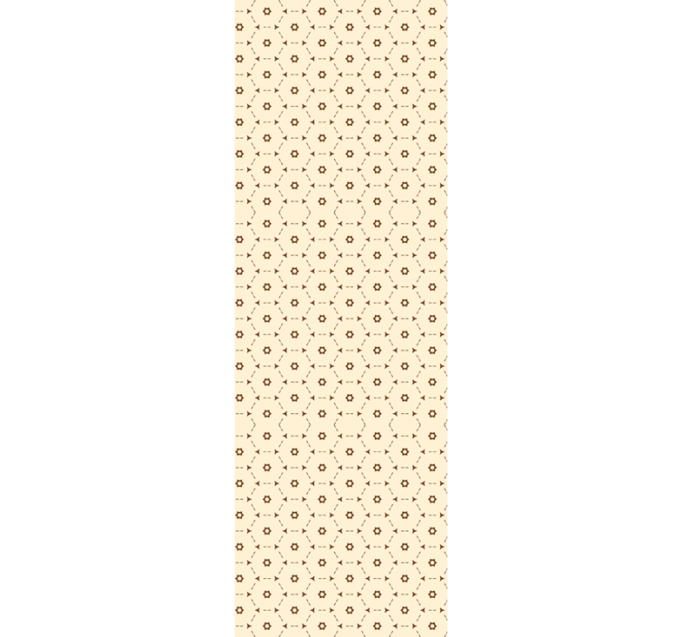 Gėlių rašto tapetas geometriniais akcentais - „Tenstickers“