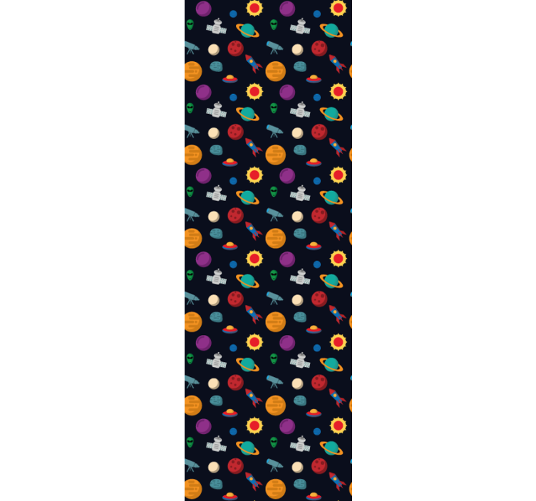 Kosminių nuotykių scena žvaigždės tapetai - „Tenstickers“