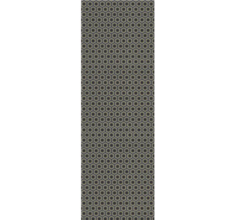 šešiakampė tekstūra 3D tapetas - „Tenstickers“