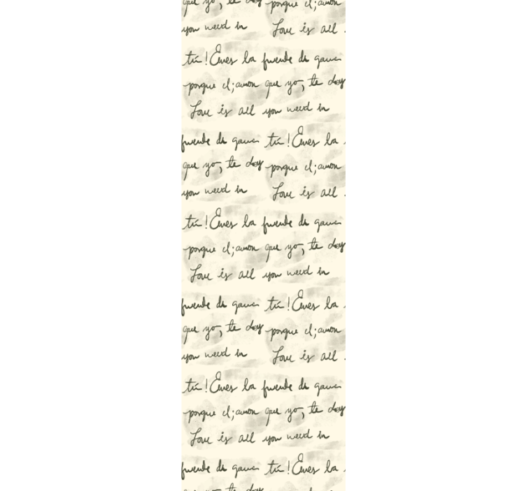 Ranka parašytos meilės citatos abėcėlinis tapetas - „Tenstickers“