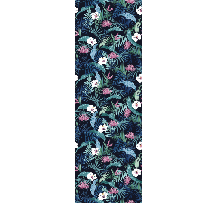 Atogrąžų gėlių scena tapetai geles - „Tenstickers“