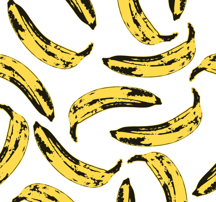 Warhol bananai meno tapetas - „Tenstickers“