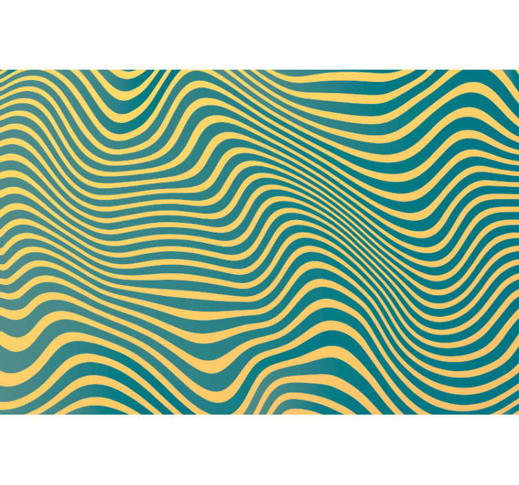 Tapetas miegamajam retro linijos - „Tenstickers“