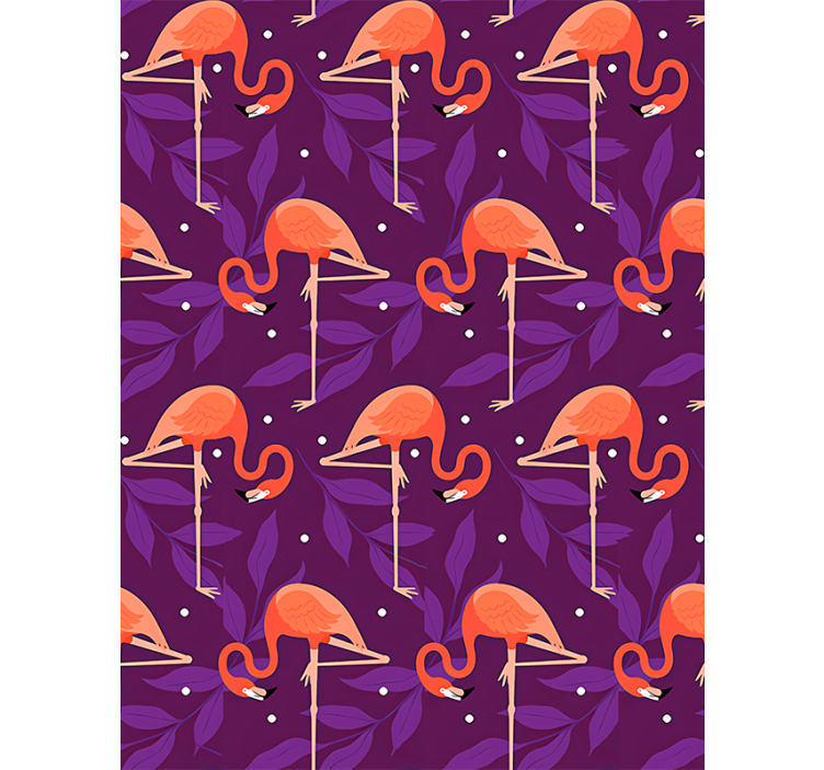 Paukščiai tapetas rožiniai tropiniai flamingai - „Tenstickers“