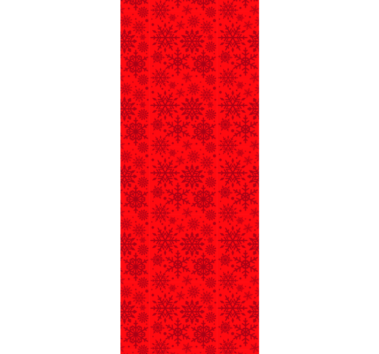 Kalėdų tapetas sienoms raudoni snaigės - „Tenstickers“