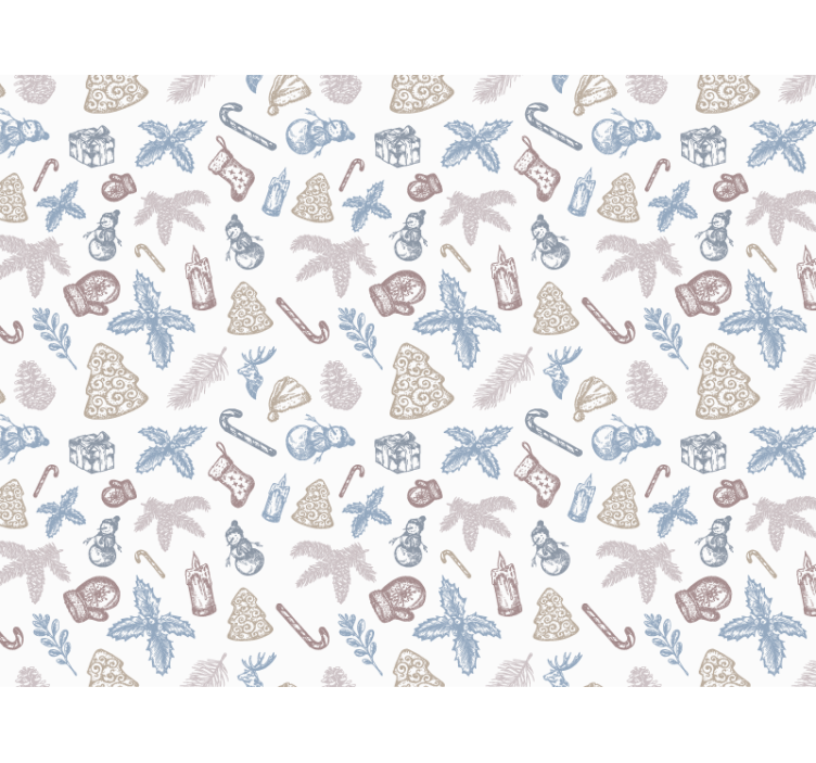 Kalėdų tapetas sienoms kalėdų laiku - „Tenstickers“