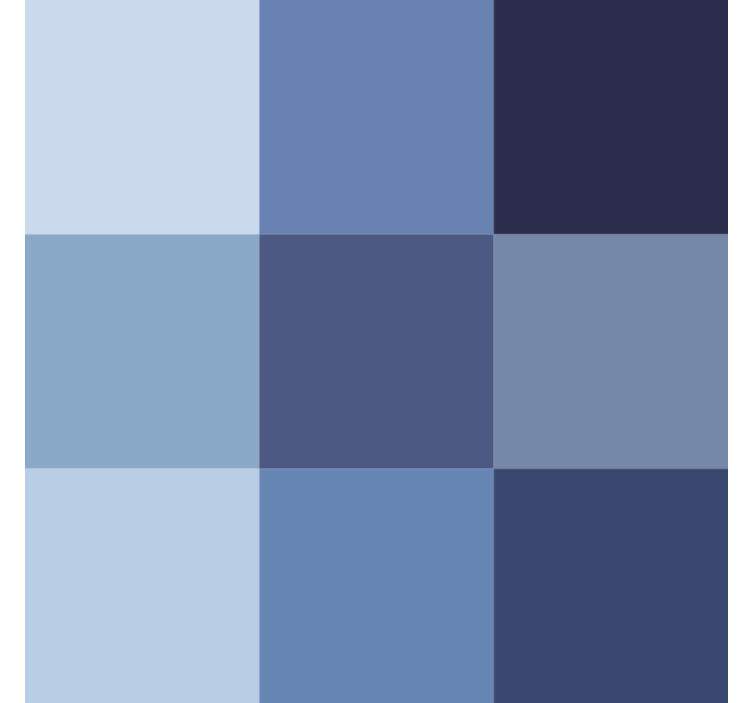 Ofiso tapetas mėlynos atspalvio modernus plytelės - „Tenstickers“