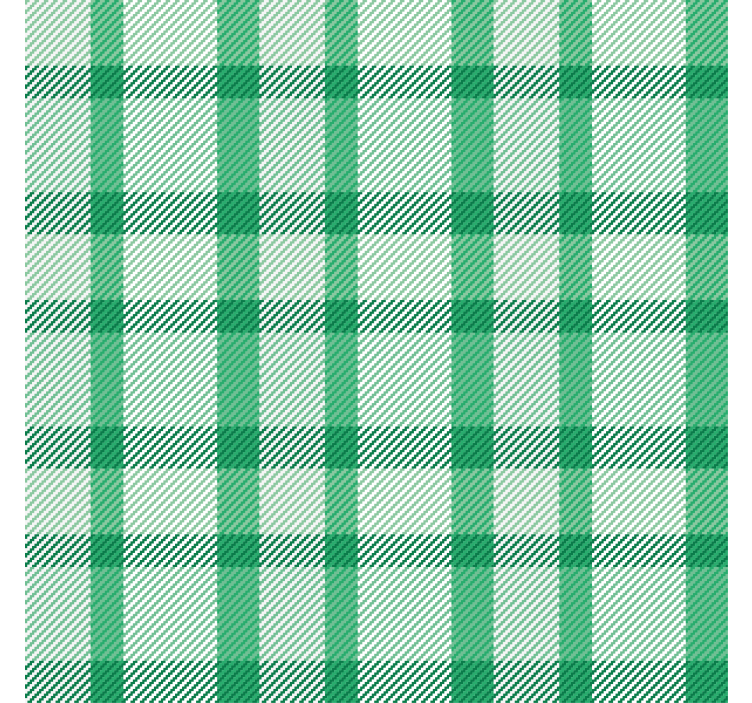 Koridoriaus tapetai žaliais ir baltais raštais kvadratais - „Tenstickers“