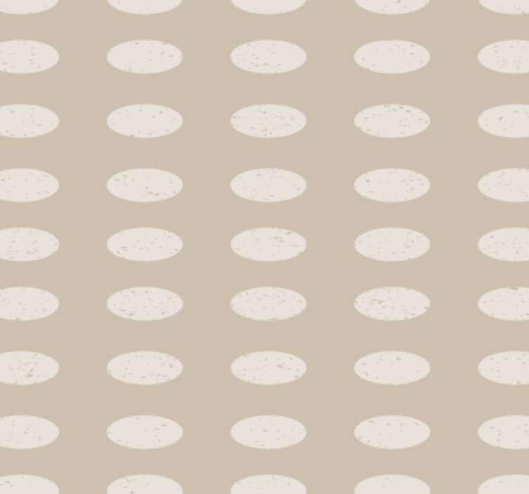 Koridoriaus tapetai su geometriniu baltu apskritimų raštu - „Tenstickers“