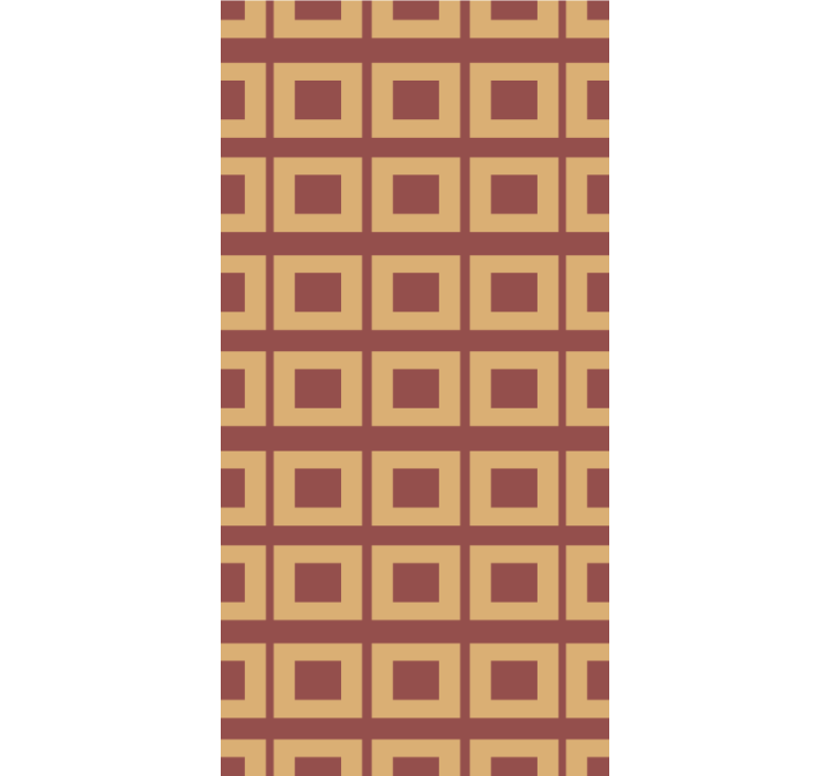 Valgomojo tapetas geometriniai kvadratai - „Tenstickers“