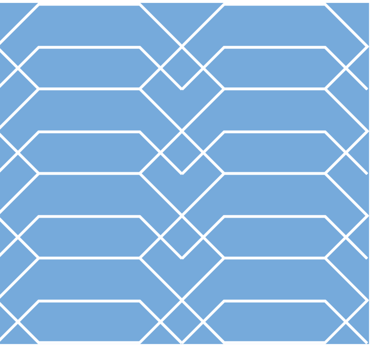 Geometrinis raštų tapetas mėlyni geometriniai brūkšniai - „Tenstickers“