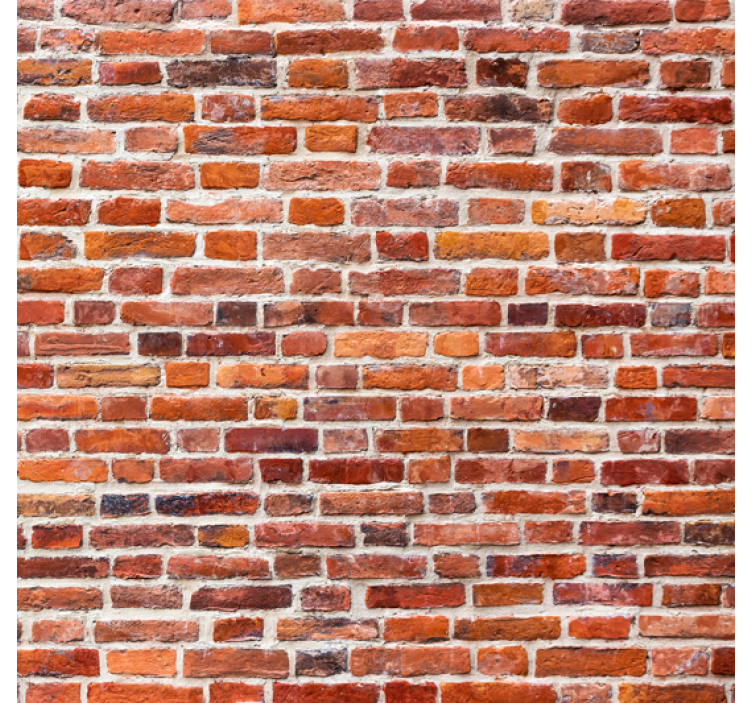 Akmens efekto tapetas su rustikiniu raudonu atspalviu - „Tenstickers“