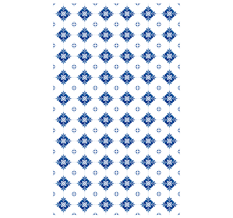 Plytelės tapetas su keraminiais gėlių motyvais - „Tenstickers“