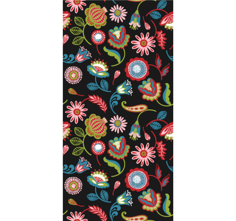 Koridoriaus tapetai sužavintys botaniniai motyvai - „Tenstickers“