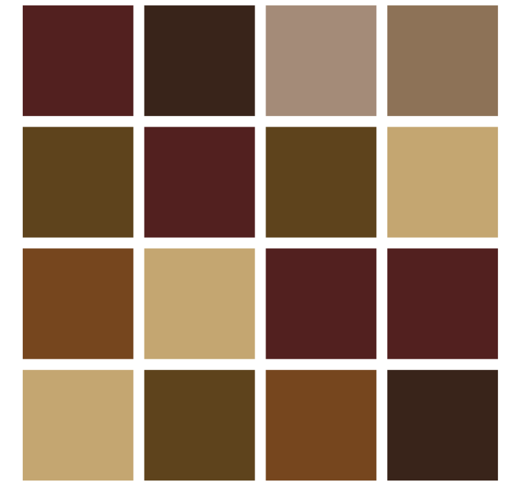 Tapetai voniai šilti spalvų blokai - „Tenstickers“