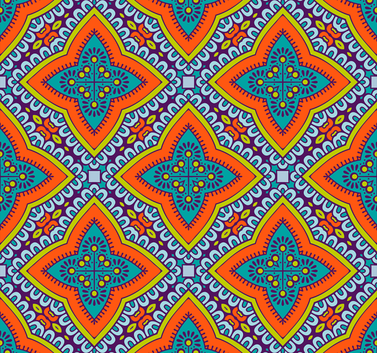 Dekoratyviniai tapetai spalvingas rytietiškas stilius - „Tenstickers“