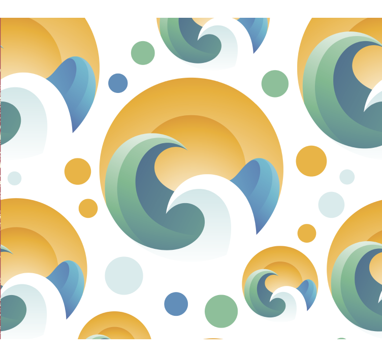 70-ųjų saulės modelis vintage tapetas - „Tenstickers“