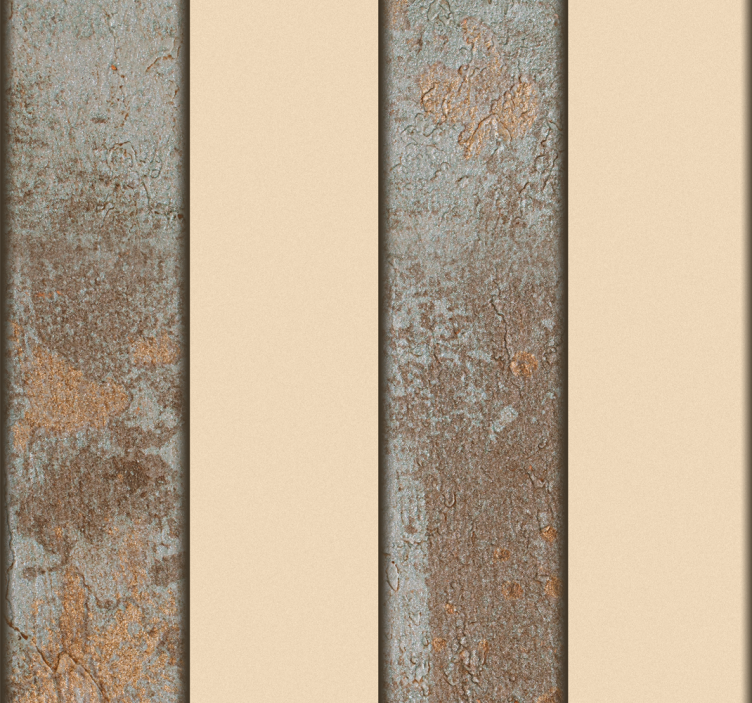 Betoninių juostelių tapetų stilius - „Tenstickers“