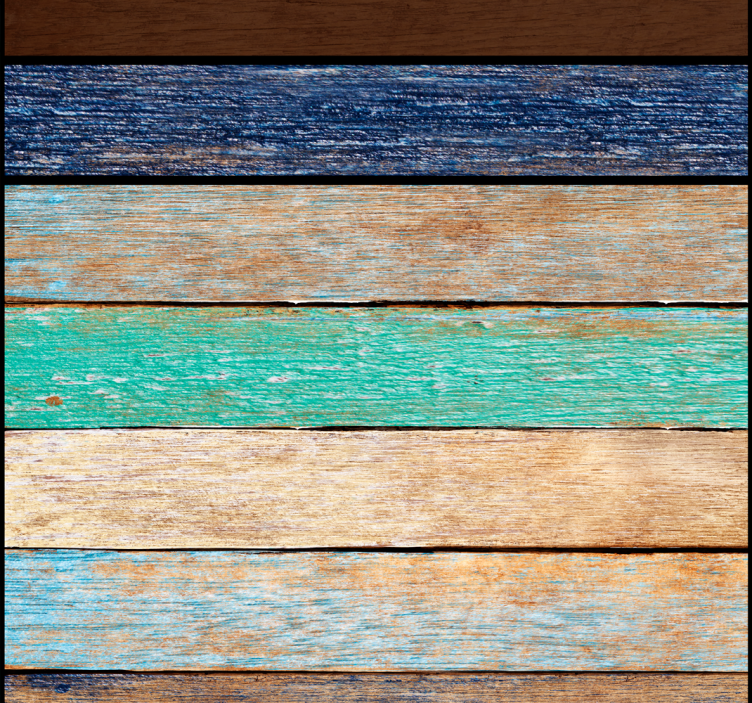 Kaimiškas lentų dizainas tapetai medžio imitacija - „Tenstickers“