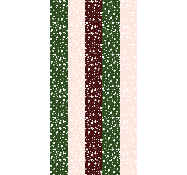 žalios raudonos juostos su sniego vertikaliais tapetais - „Tenstickers“