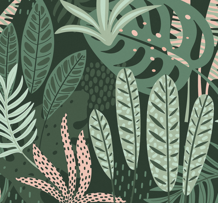 Vasariškų palmių medžių tapetai - „Tenstickers“